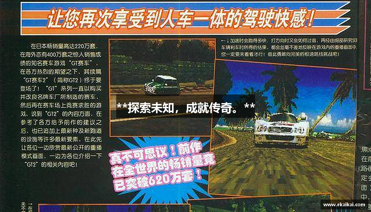 **探索未知，成就传奇。**